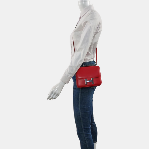 Constance 18 Box Calf Rojo