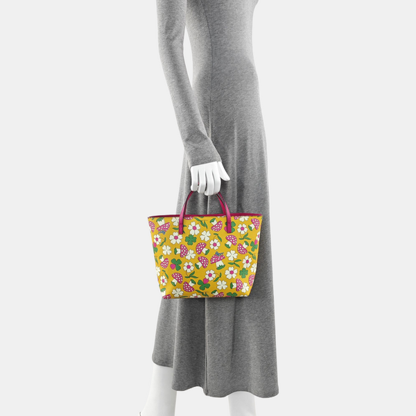 GG Imprime Coated Canvas Yellow