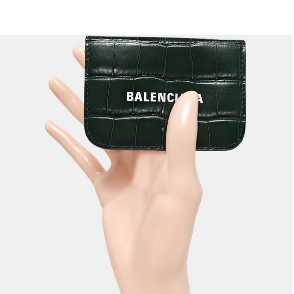 Cash Calfskin Green Wallet