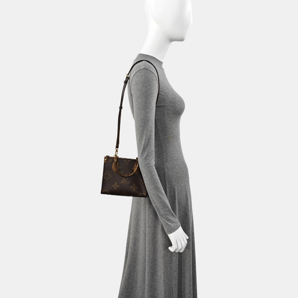 ONTHEGO BB Monogram Coated Canvas Brown