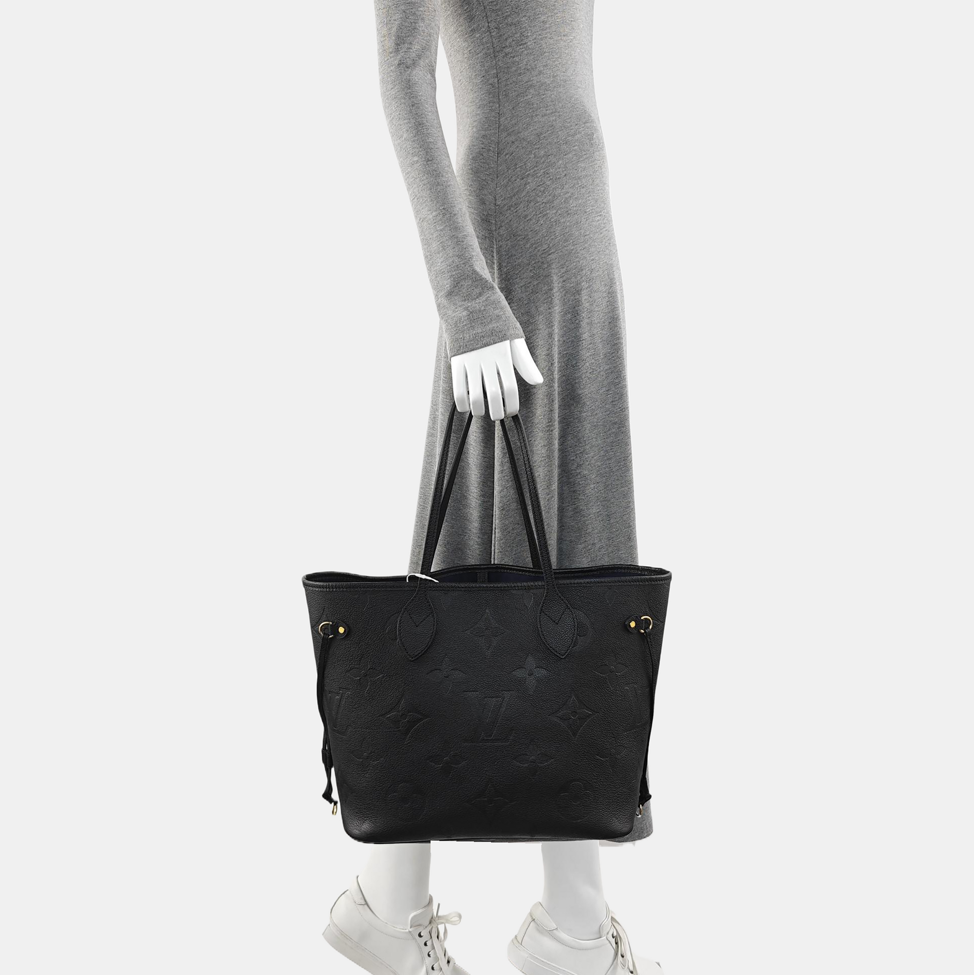 NEVERFULL MM Calfskin Black