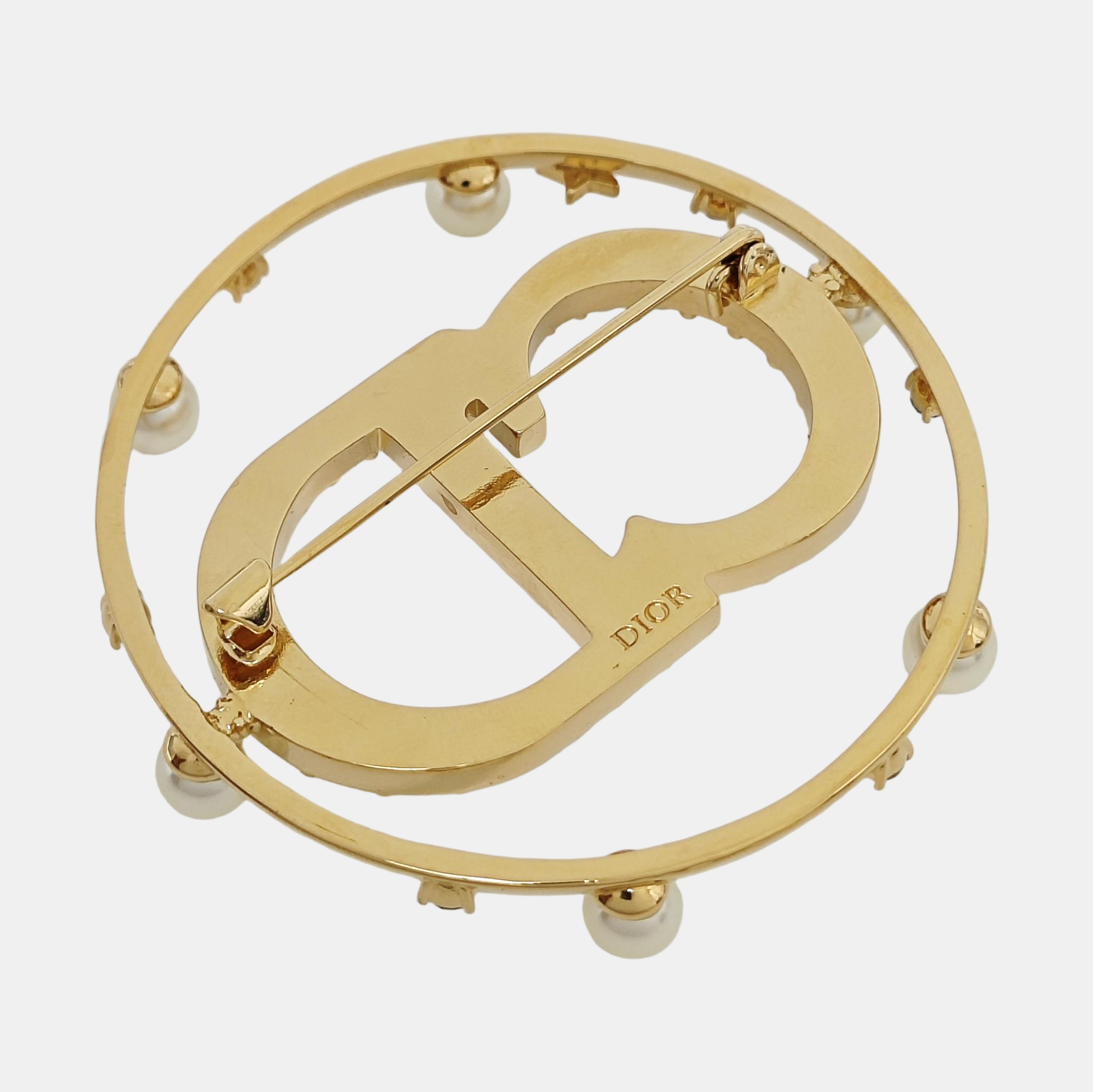 Clair D Lune Brass Gold Brooch