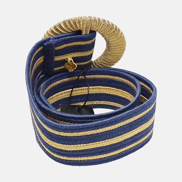 Blue Fabric Belt