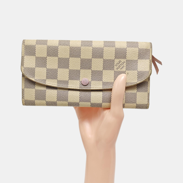 EMILIE Damier Azur Coated Canvas White