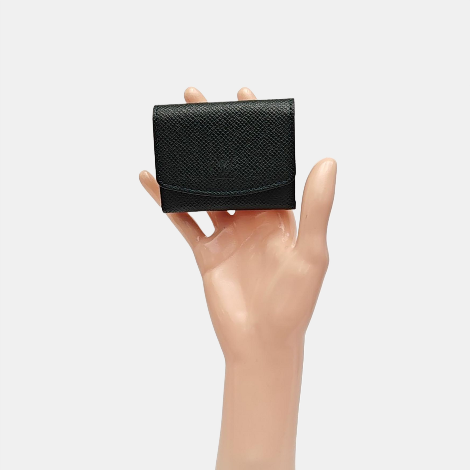 ELISE Calfskin Green Card Holder