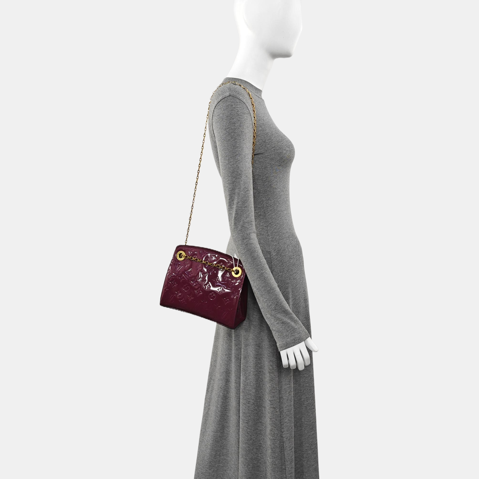 Patent Leather Crossbody Bag PM Purple