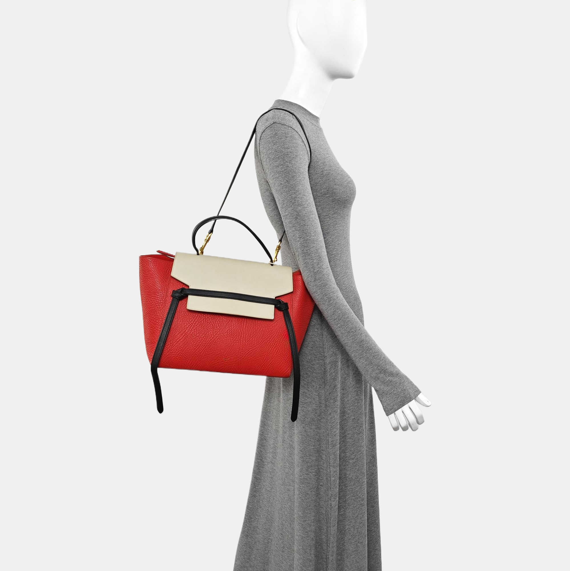 BELT Mini Calfskin Red