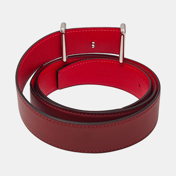Leather Belt Red
