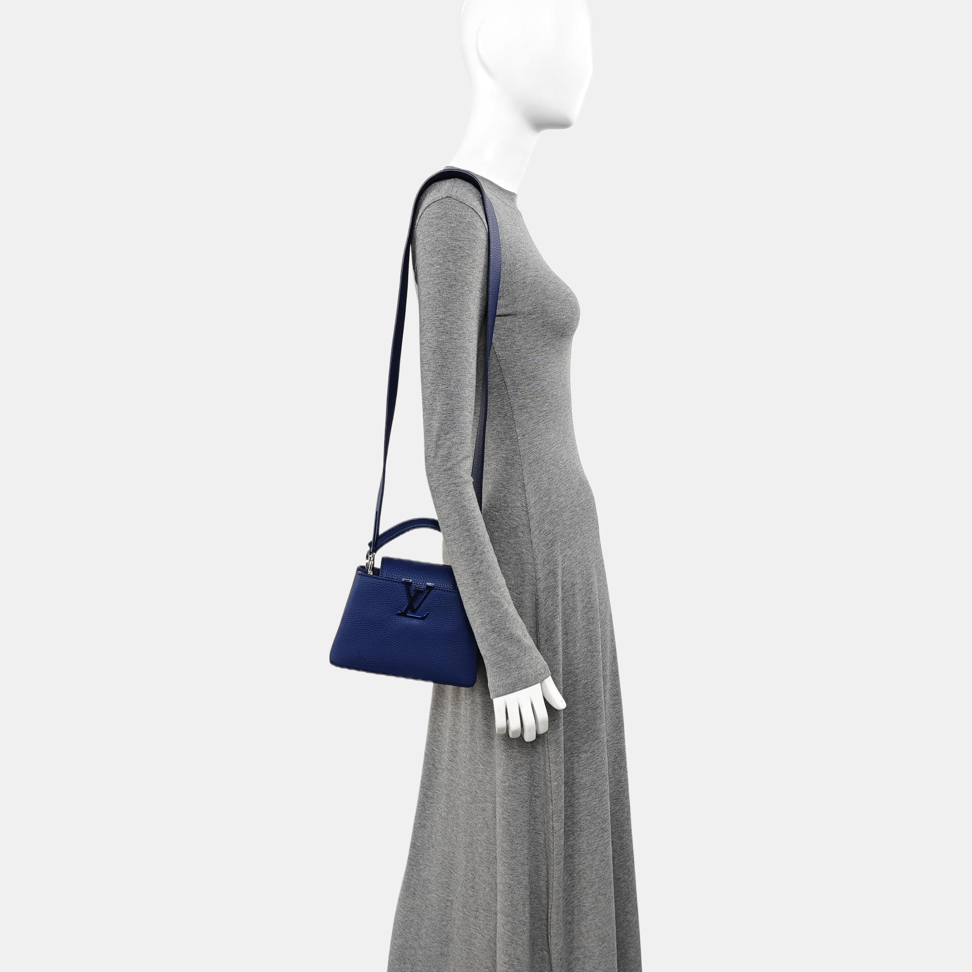 CAPUCINES Mini Calfskin Blue