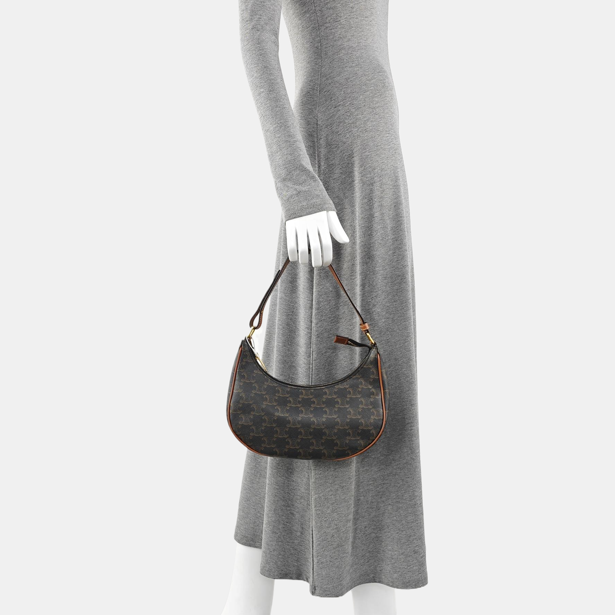 AVA Small Coated Canvas Brown