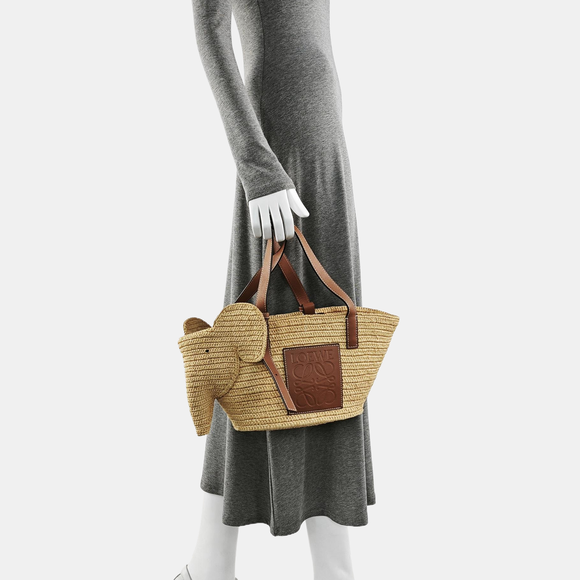 Basket Small Straw Beige