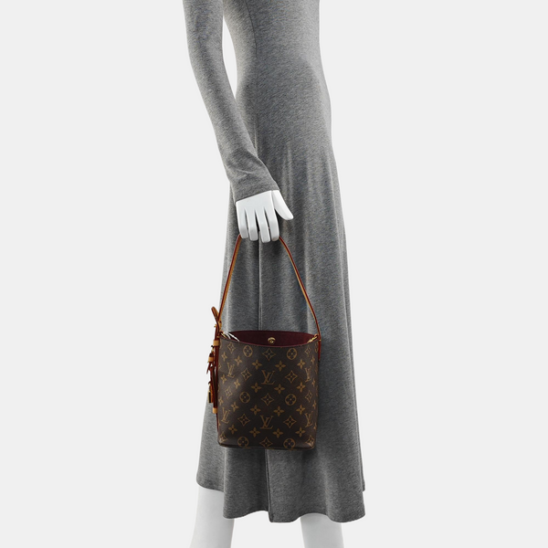ALL IN BB Monogram Coated Canvas Brown