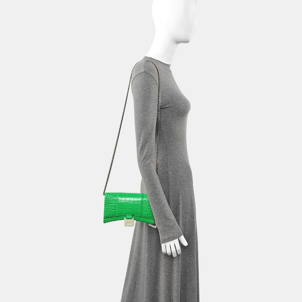 Hourglass Calfskin Green