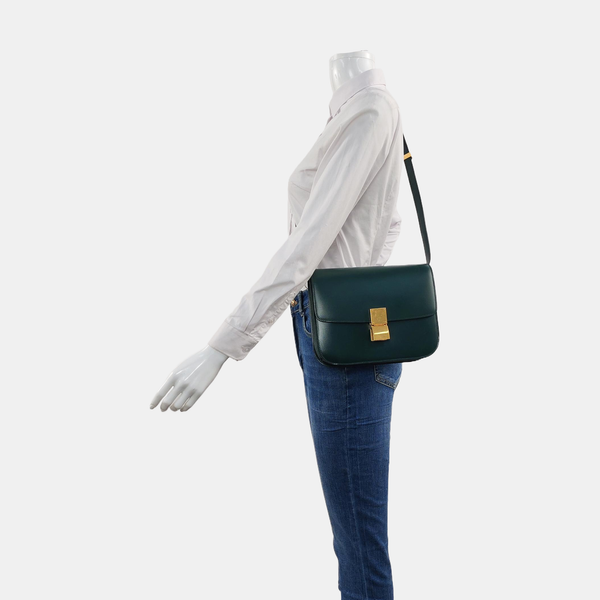 CLASSIC BOX Medium Calfskin Green
