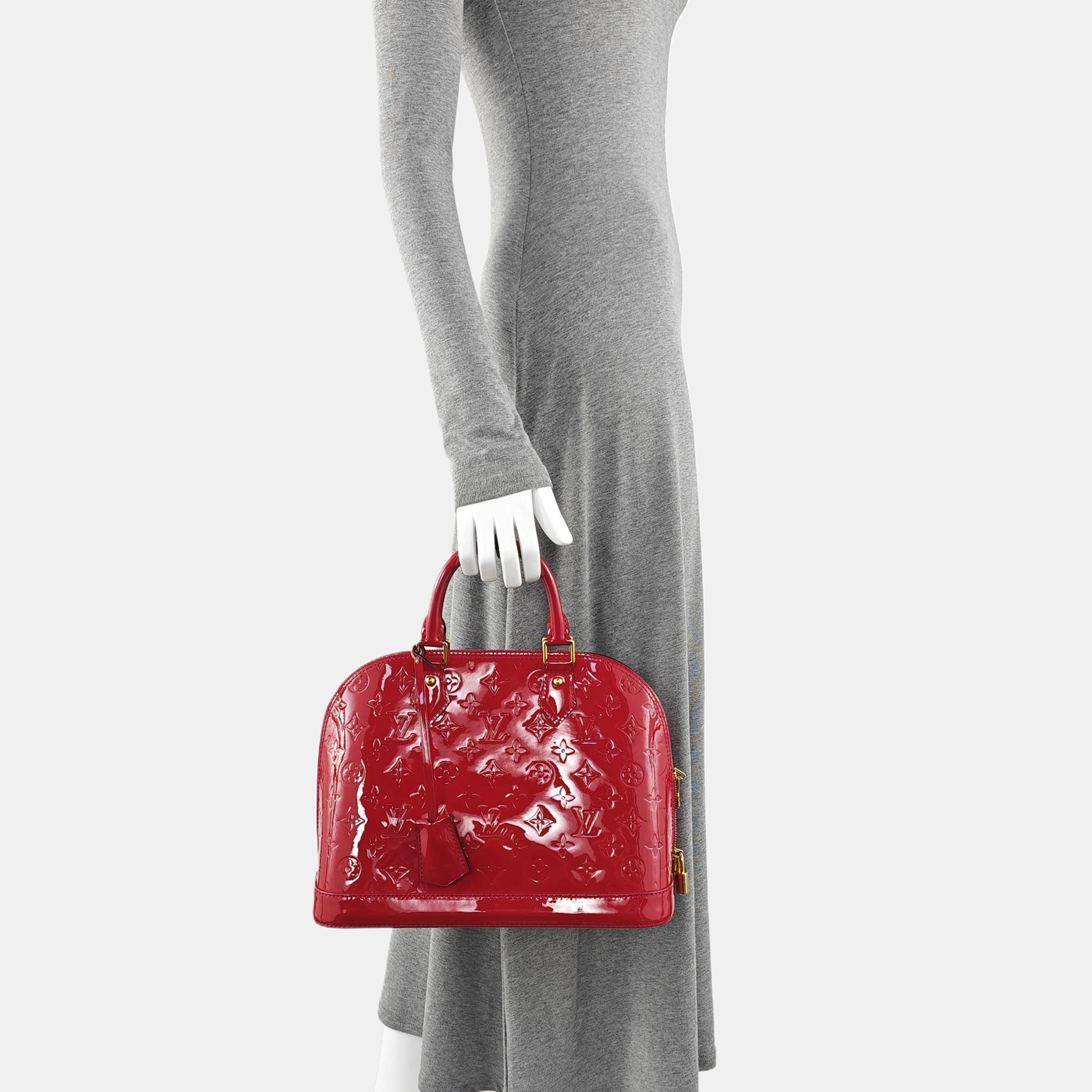 ALMA PM Patent Leather Red
