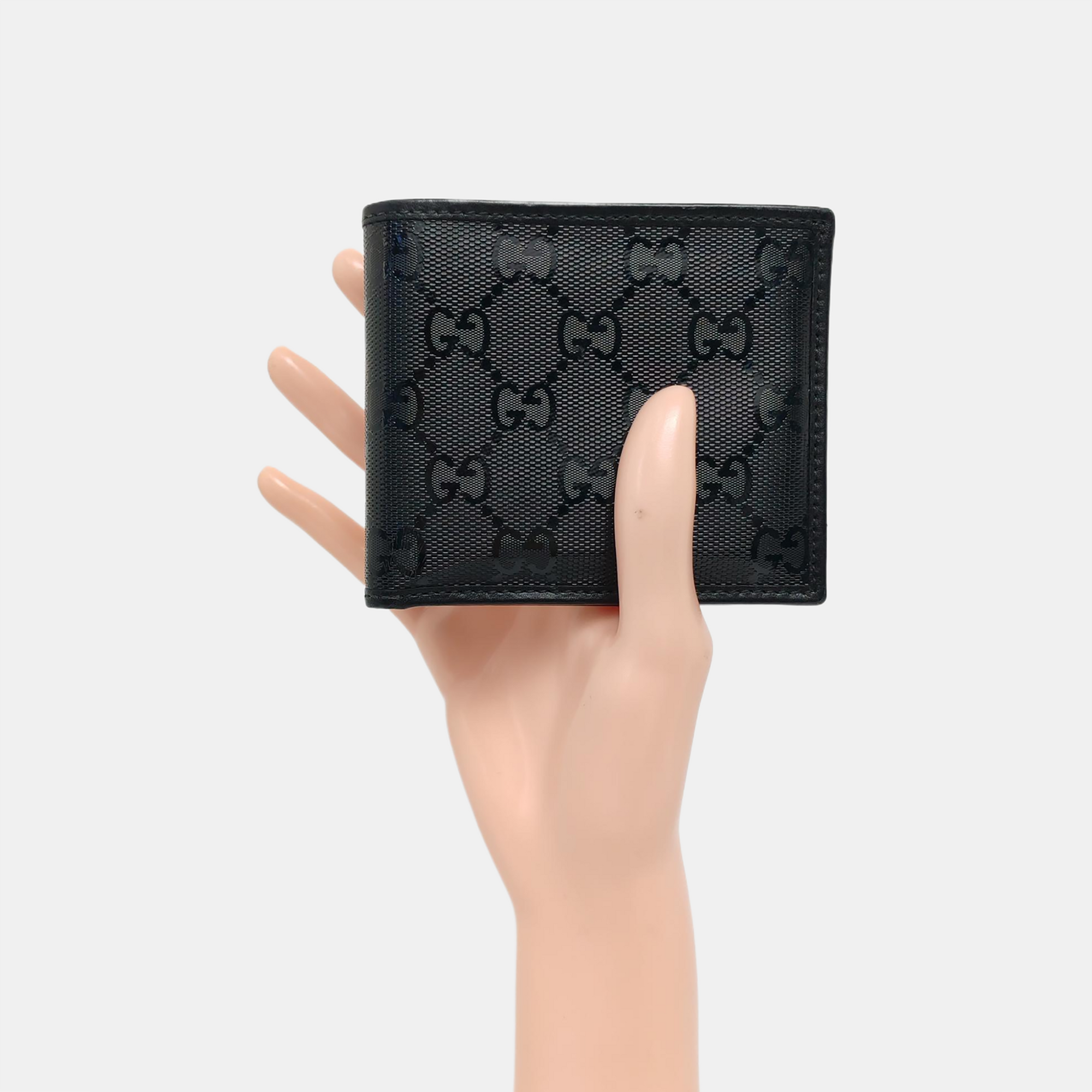 Monogram Coated Canvas Wallet Black
