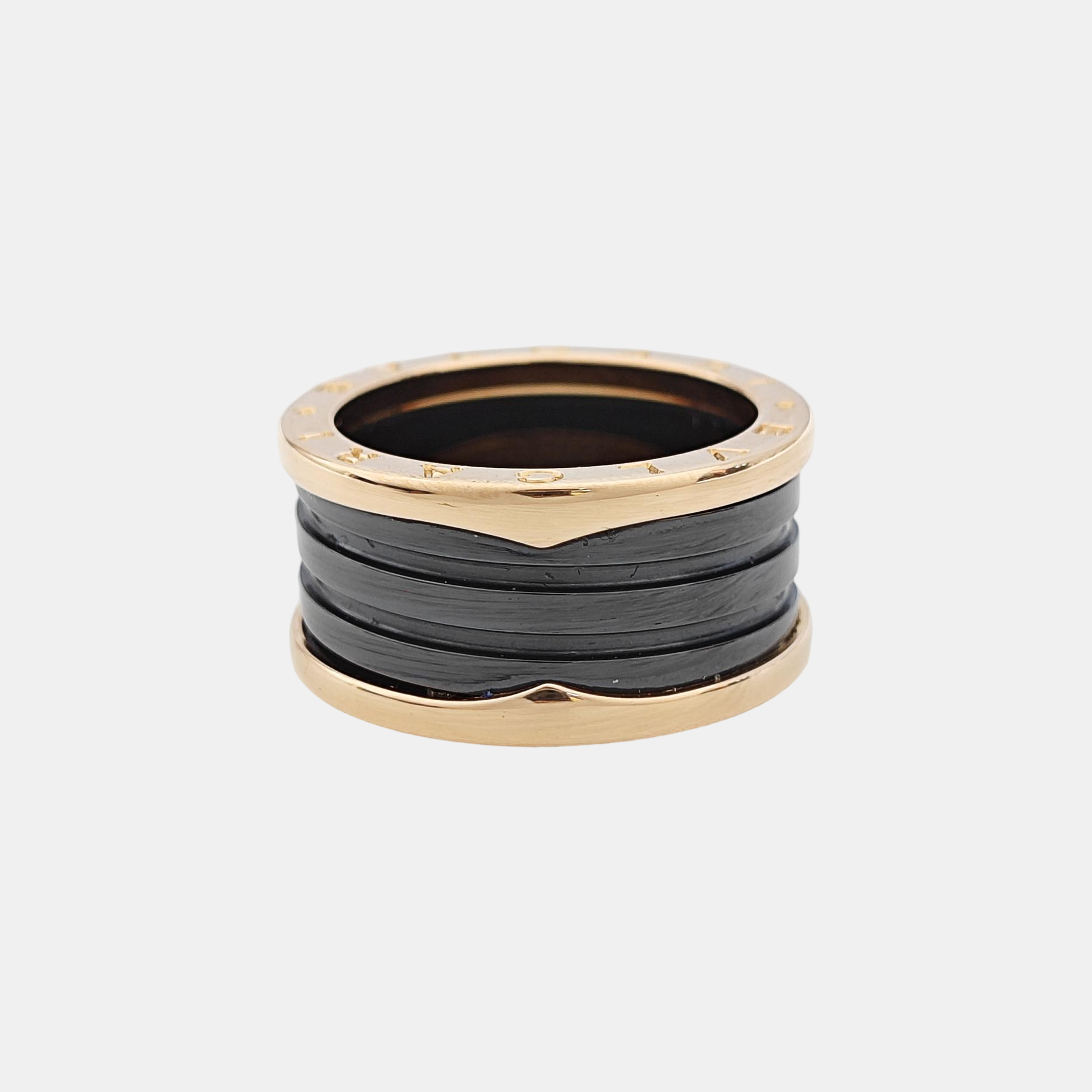 B.ZERO1 18k Rose Gold Ring EU 61