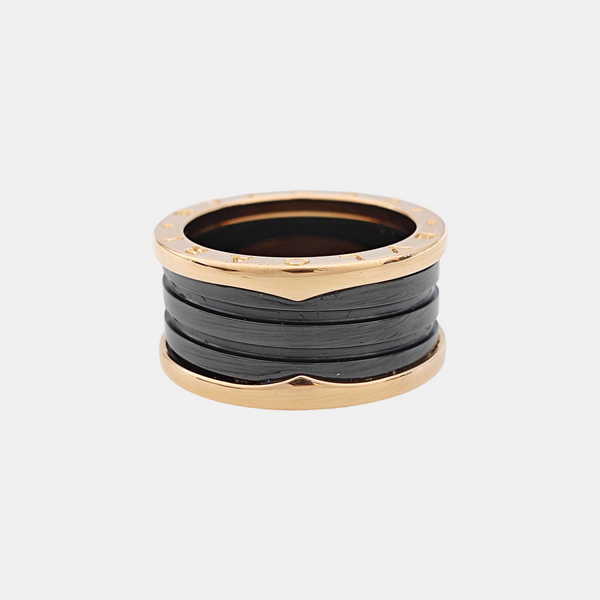 B.ZERO1 18k Rose Gold Ring EU 61
