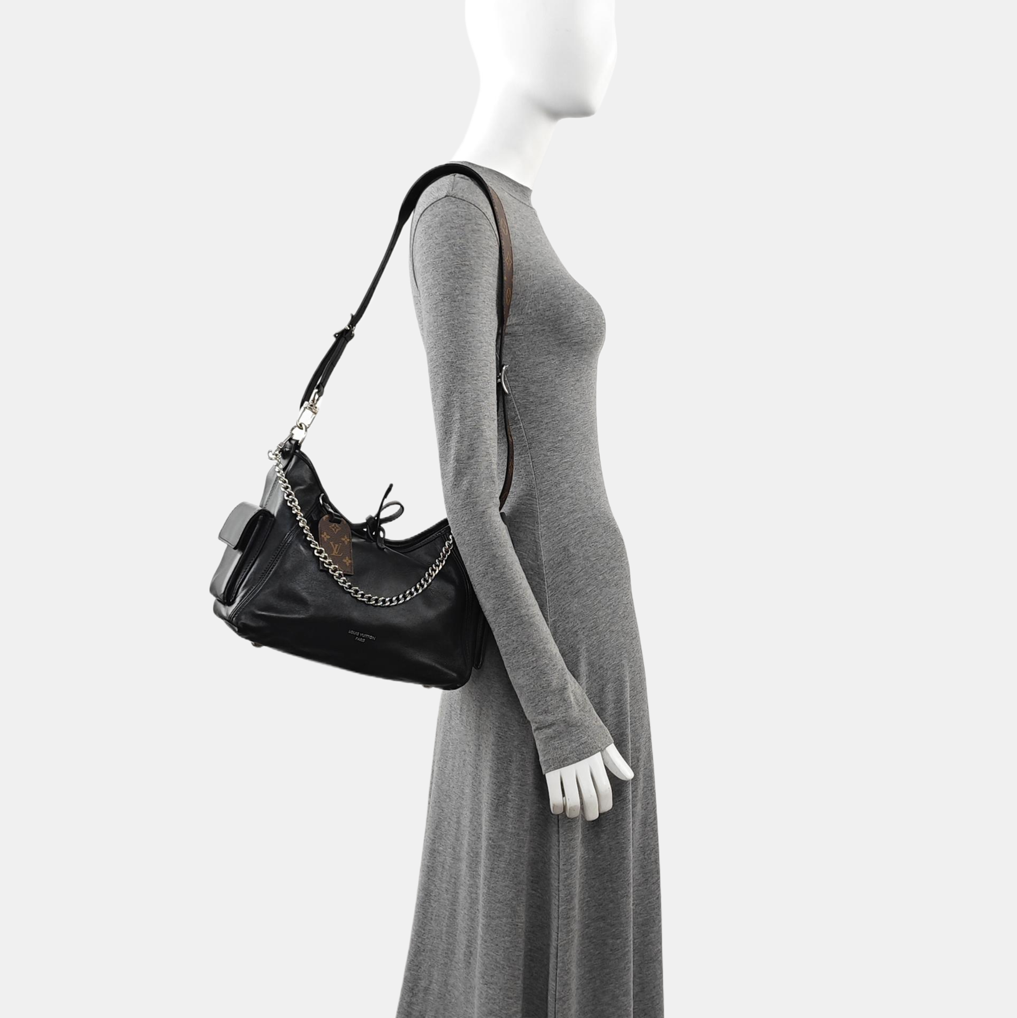 CARRYALL BB Monogram Lambskin Black