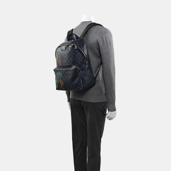 APOLLO Damier Coated Canvas Blue