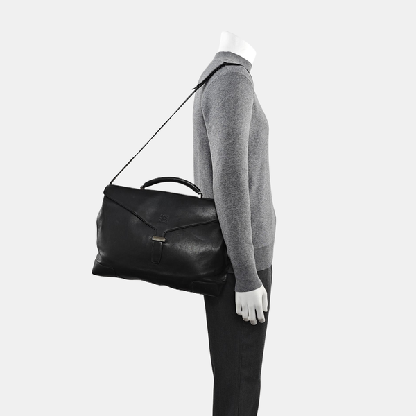 Calfskin Shoulder Bag Black