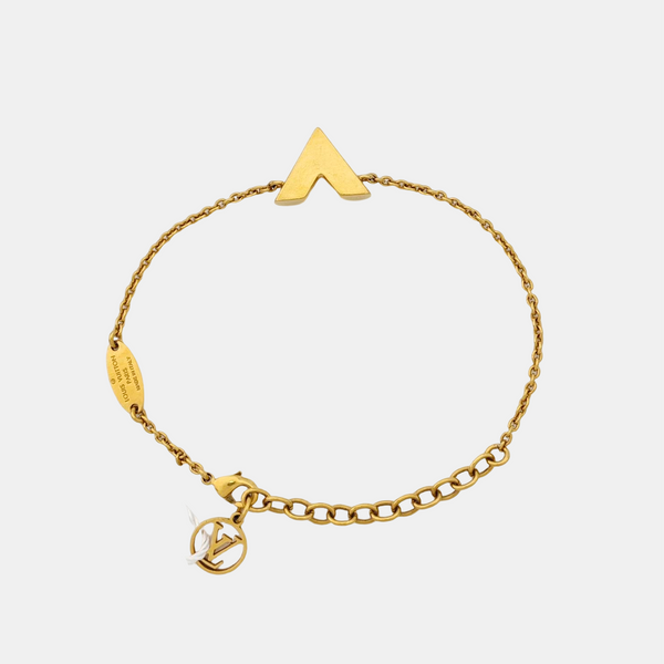 ESSENTIAL V Brass Gold Bracelet