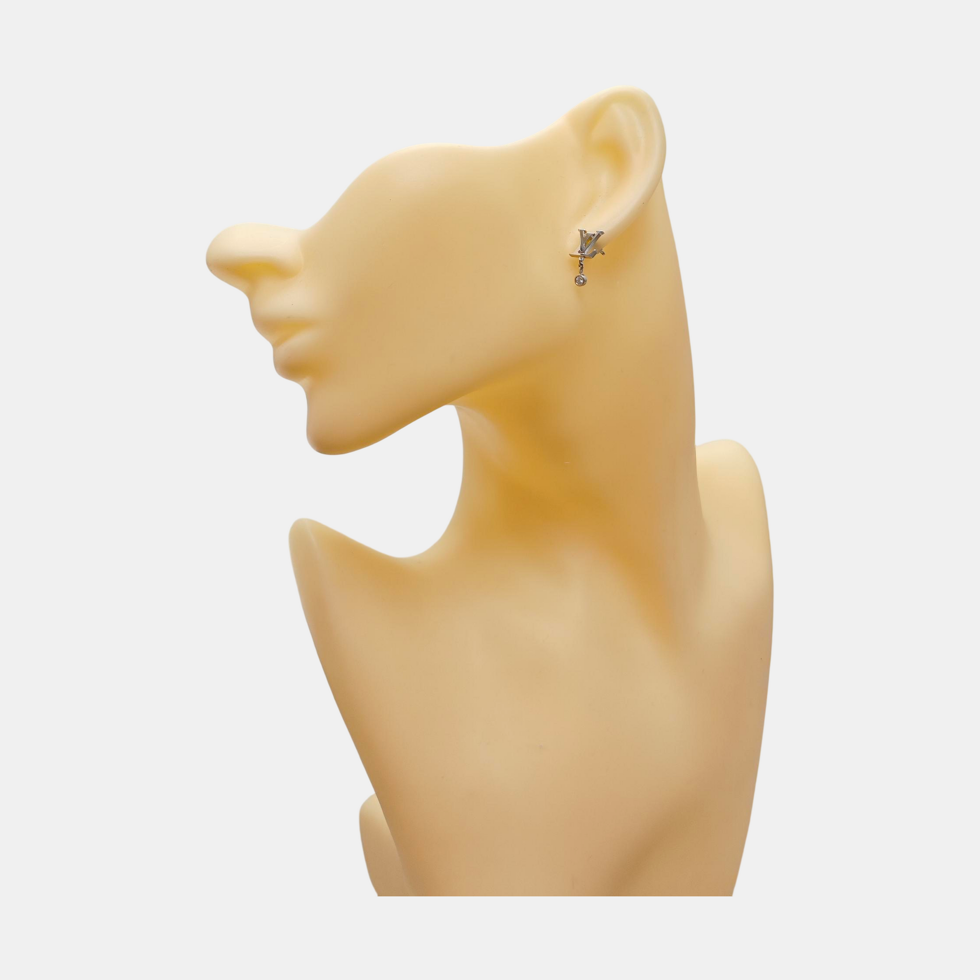 IDYLLE BLOSSOM 18k Gold Silver Stud Earrings