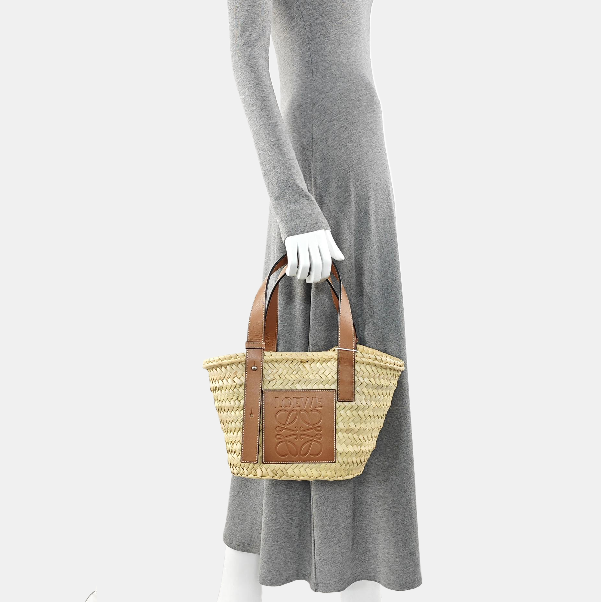 Basket Small Straw Beige
