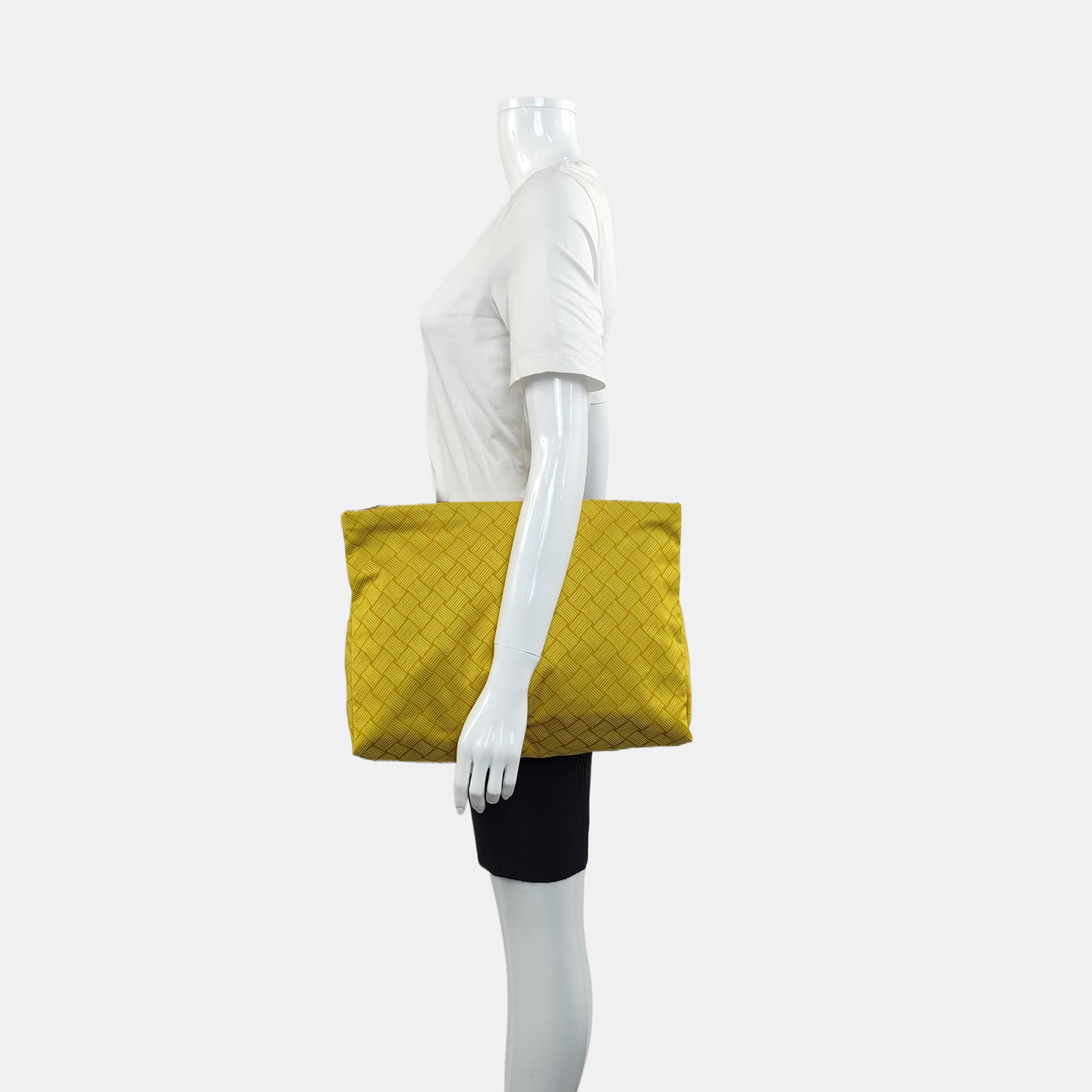 Canvas Clutch Yellow