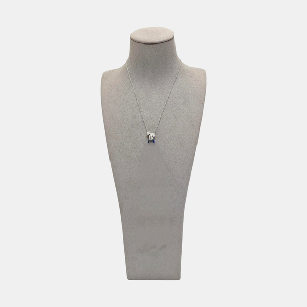 COMÈTE 18k White Gold Silver Necklace