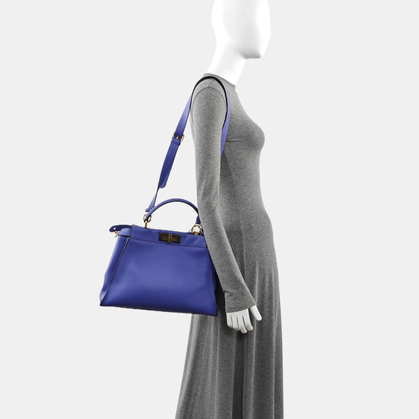 Peekaboo Medium Calfskin Purple