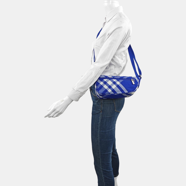 Canvas Crossbody Bag Blue