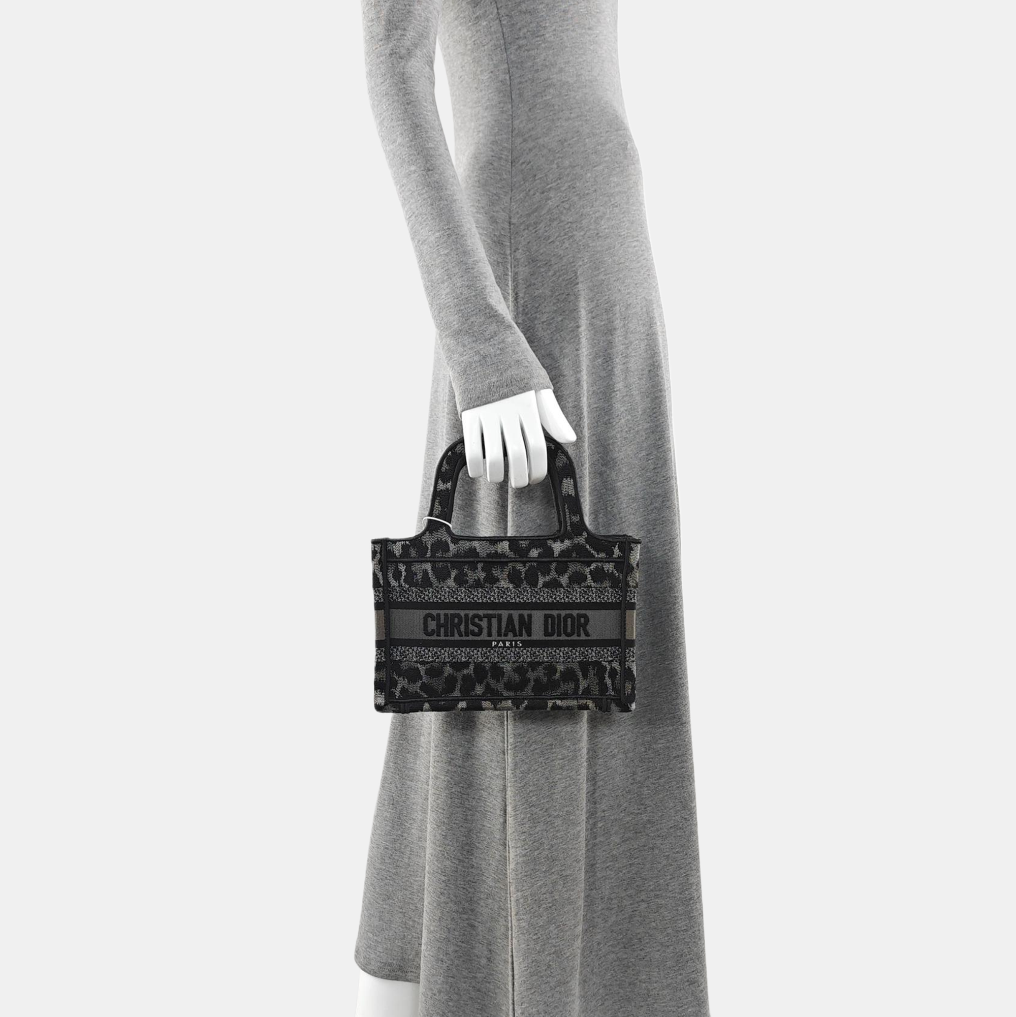 Book Tote Mini Canvas Gray
