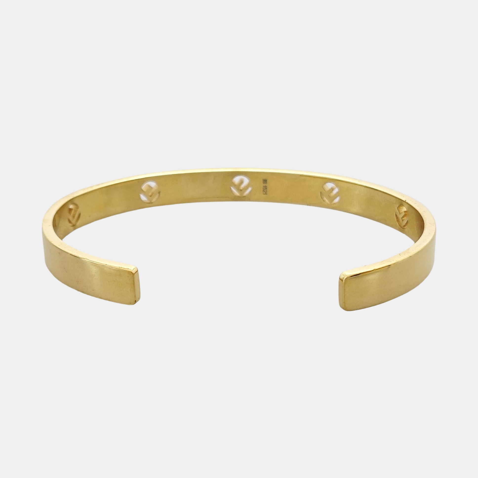F Is Metal Gold Bangle