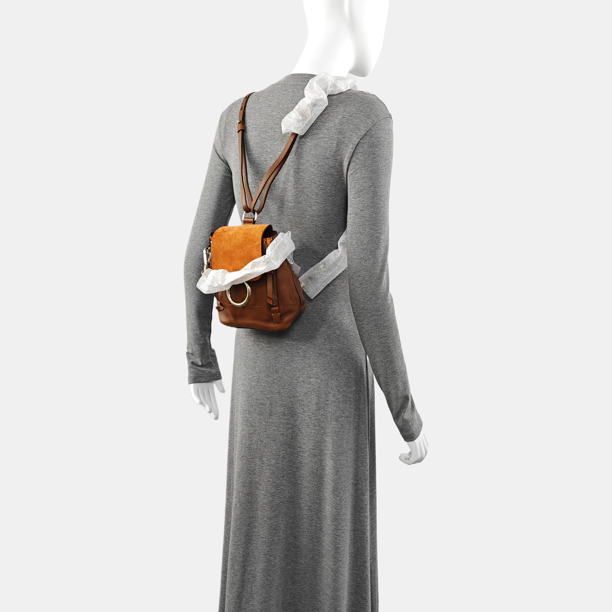 Faye Mini Calfskin Brown