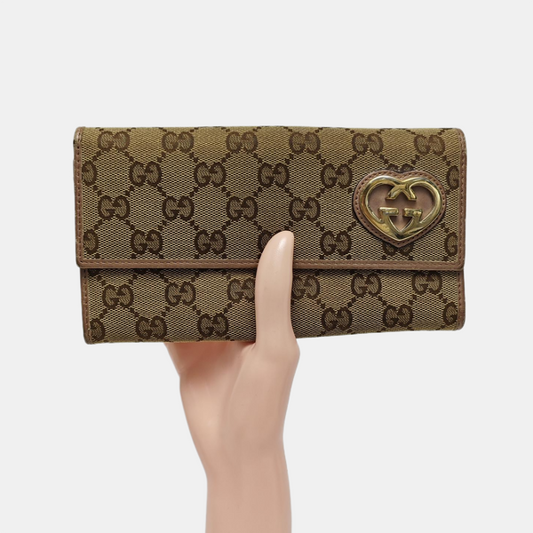 Lovely Monogram Canvas Beige Wallet