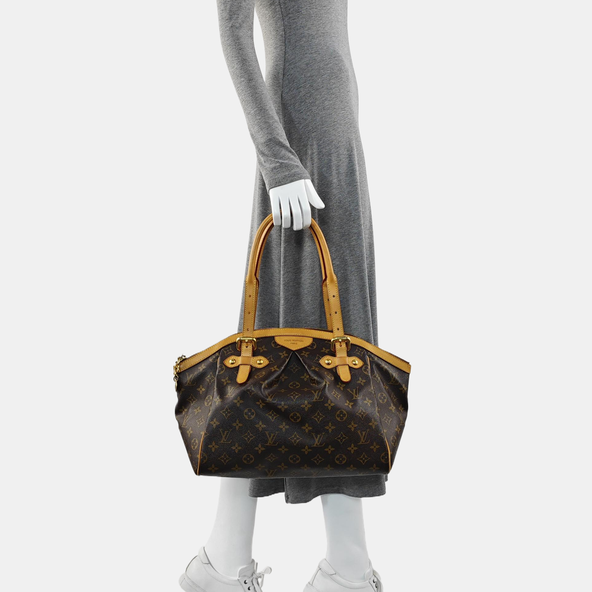 TIVOLI GM Monogram Coated Canvas Brown