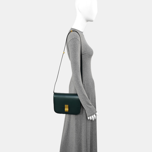 CLASSIC BOX Medium Calfskin Green