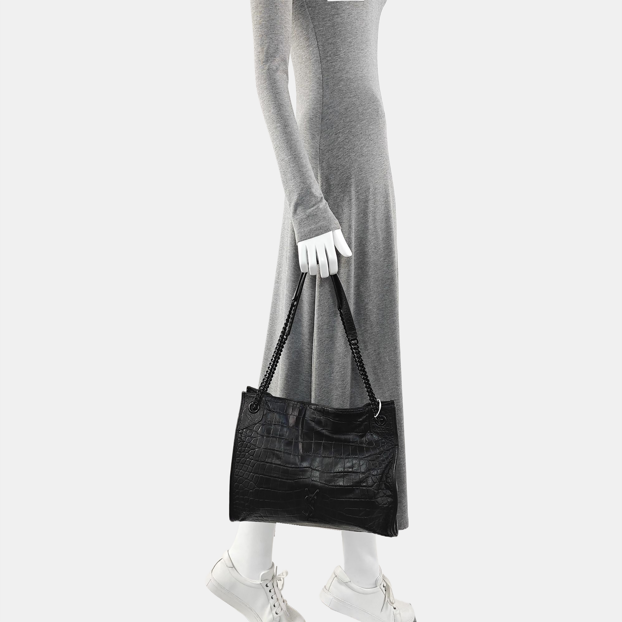 NIKI Large Calfskin Black