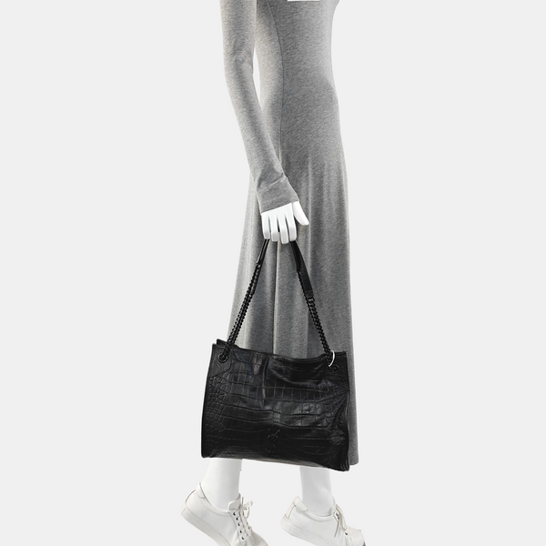 NIKI Large Calfskin Black