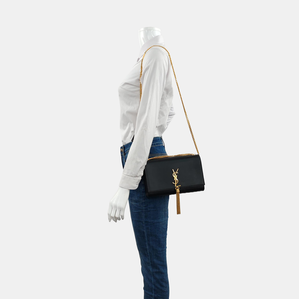 KATE Medium Calfskin Black