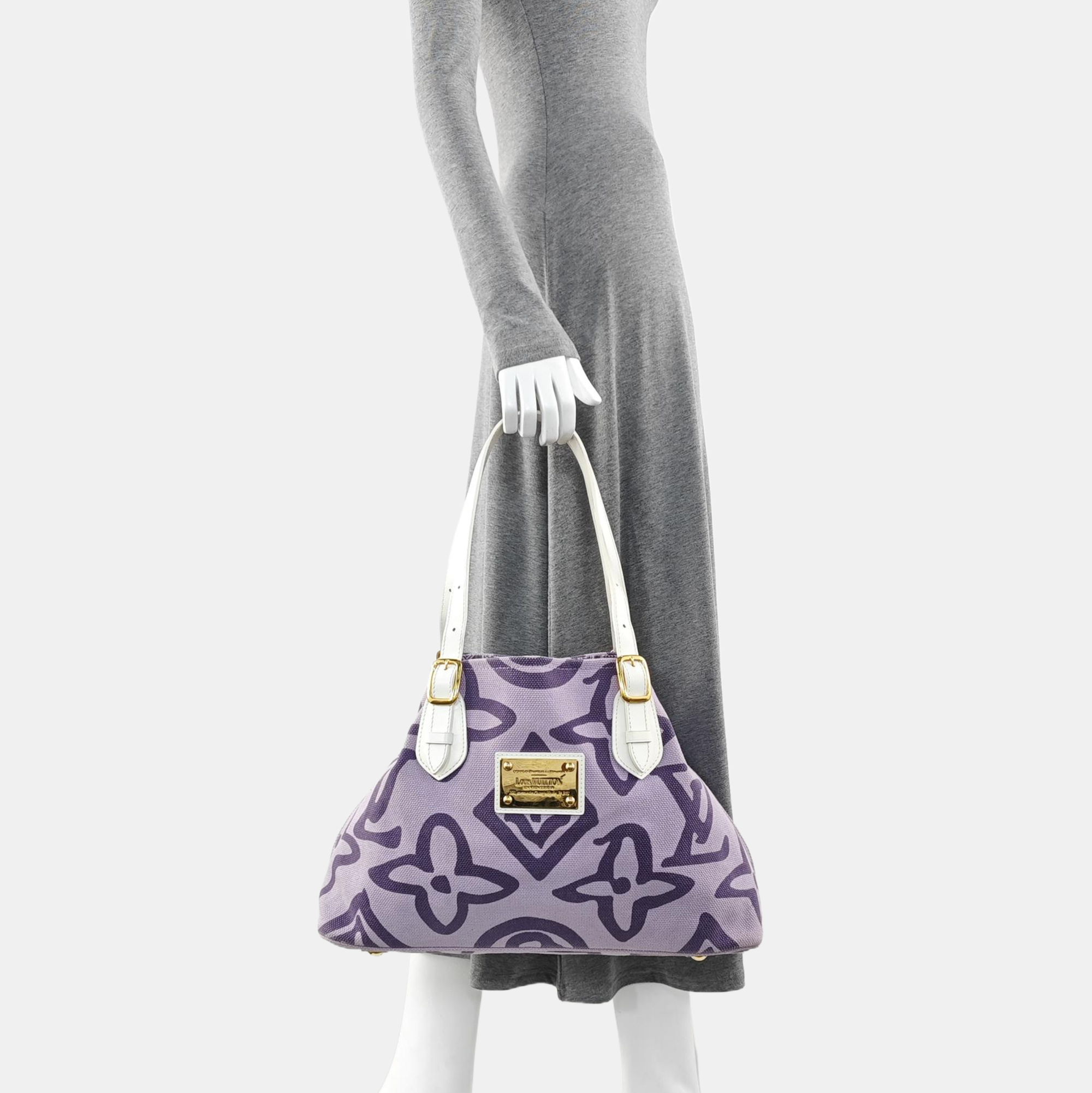 TAHITIENNE CABAS MM Monogram Canvas Purple