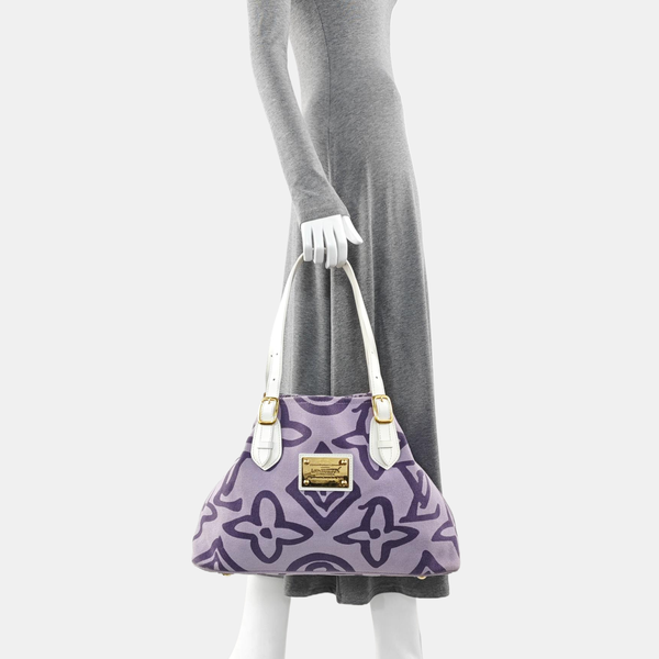 TAHITIENNE CABAS MM Monogram Canvas Purple