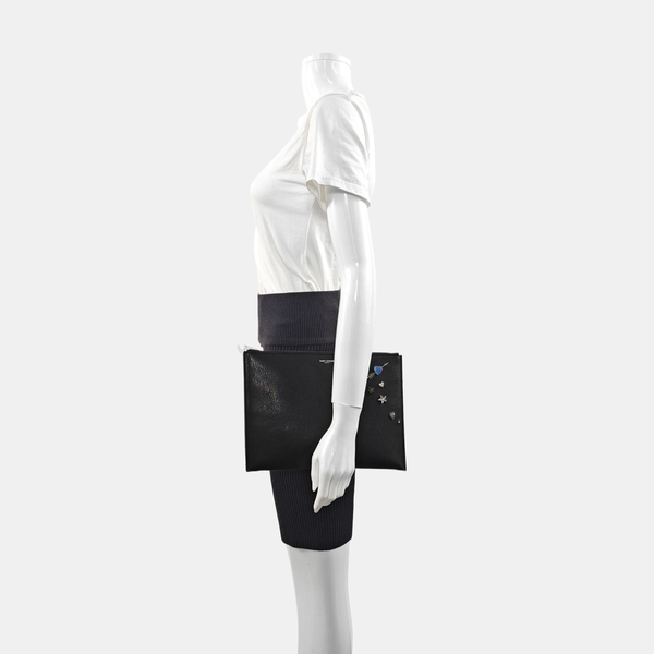 Calfskin Clutch Black