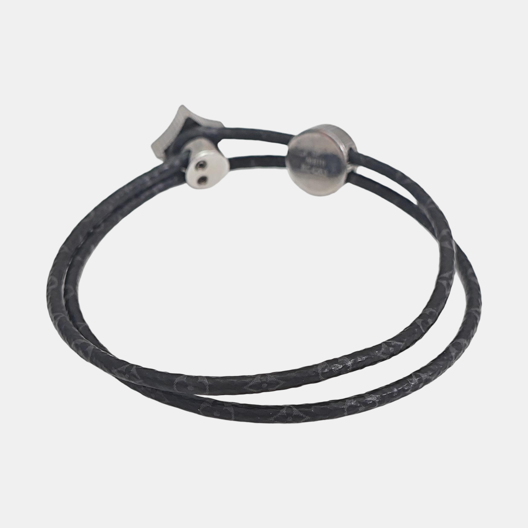Coated Canvas Black Bangle