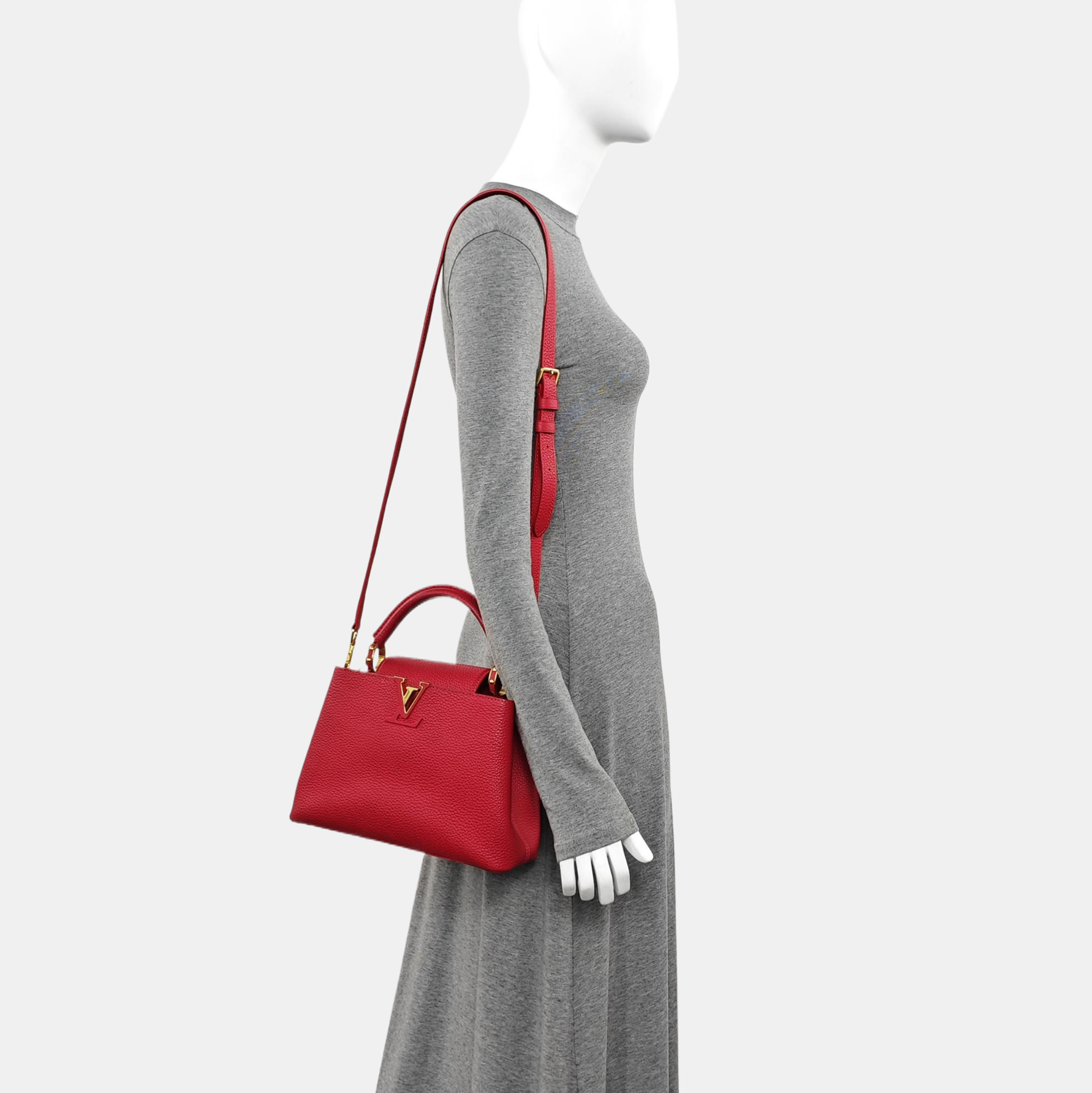 CAPUCINES BB Calfskin Red