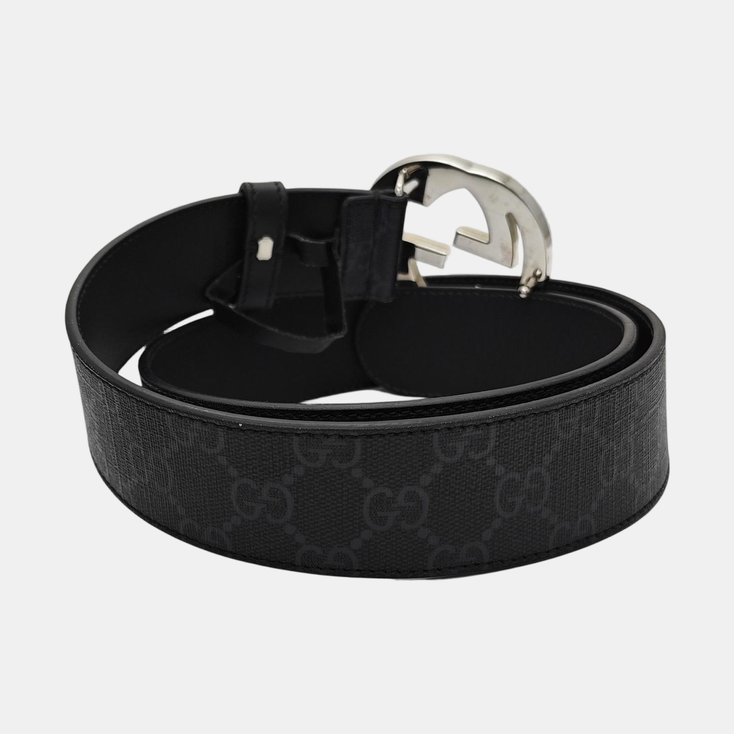 Coated Canvas Belt Black