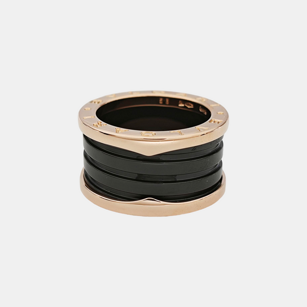 B.ZERO1 18k Rose Gold Ring EU 53