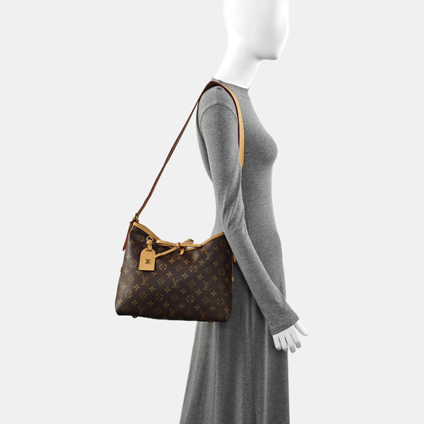 CARRYALL PM Monogram Coated Canvas Brown