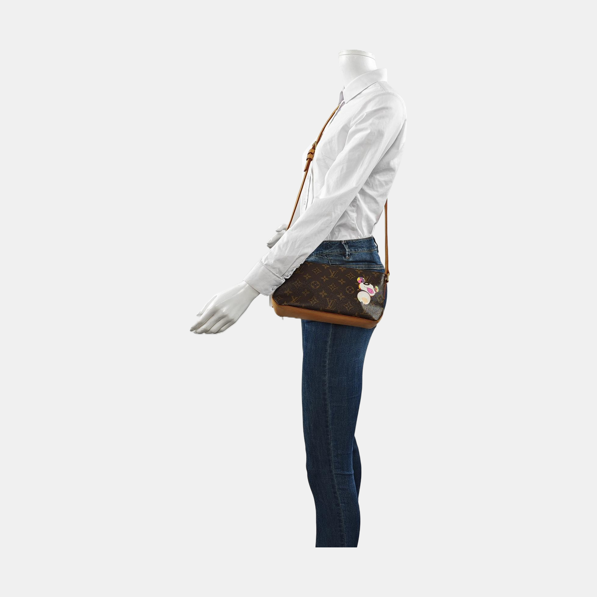 TROTTER Monogram Coated Canvas Brown